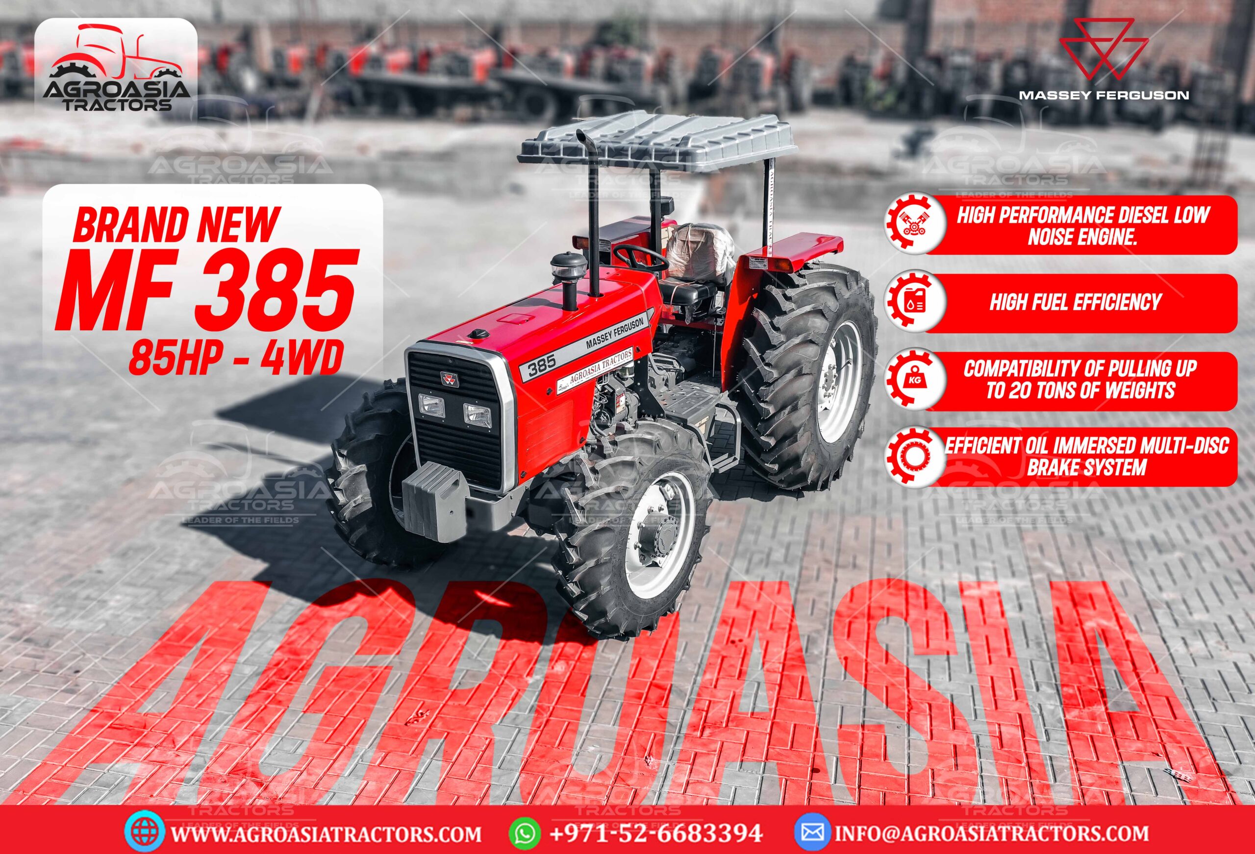 brand new massey ferguson mf385 2wd & 4wd for sale worldwide